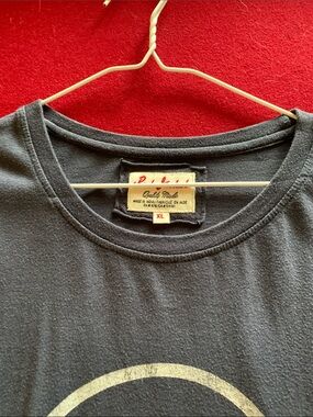 Red Jacket Men's Black Short Sleeve Tee with Faded Graphic